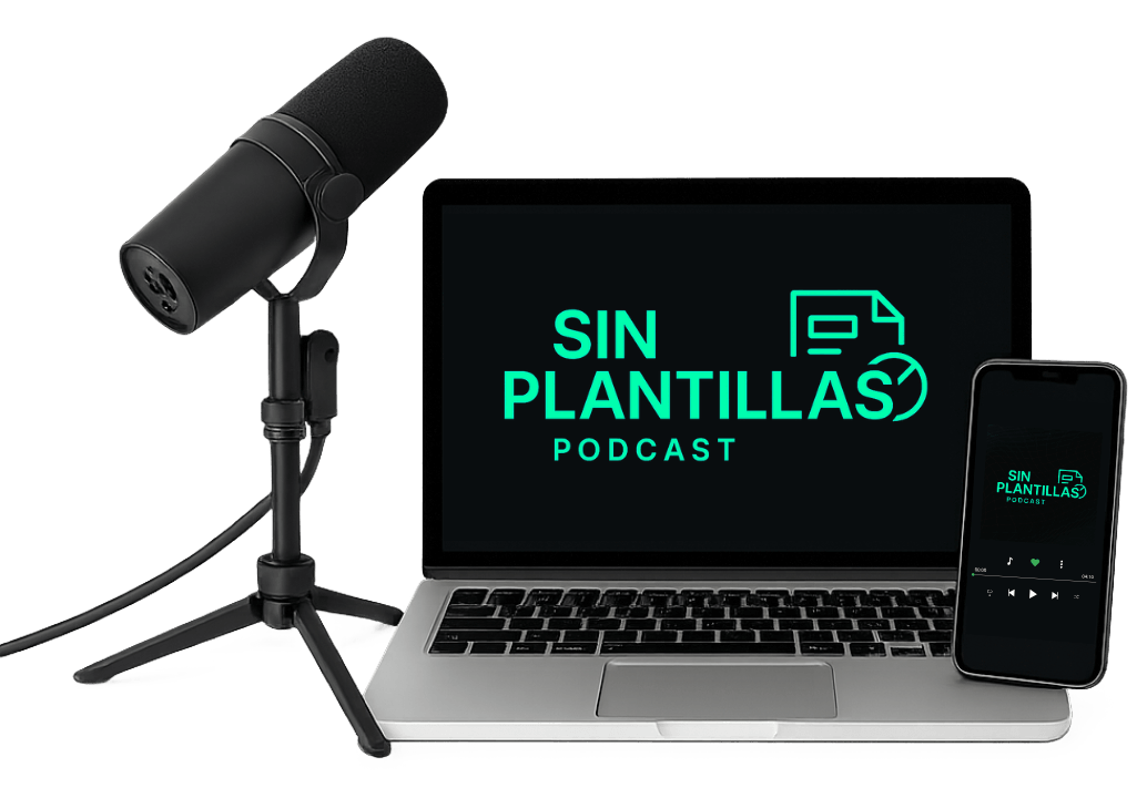 Mockup del podcast